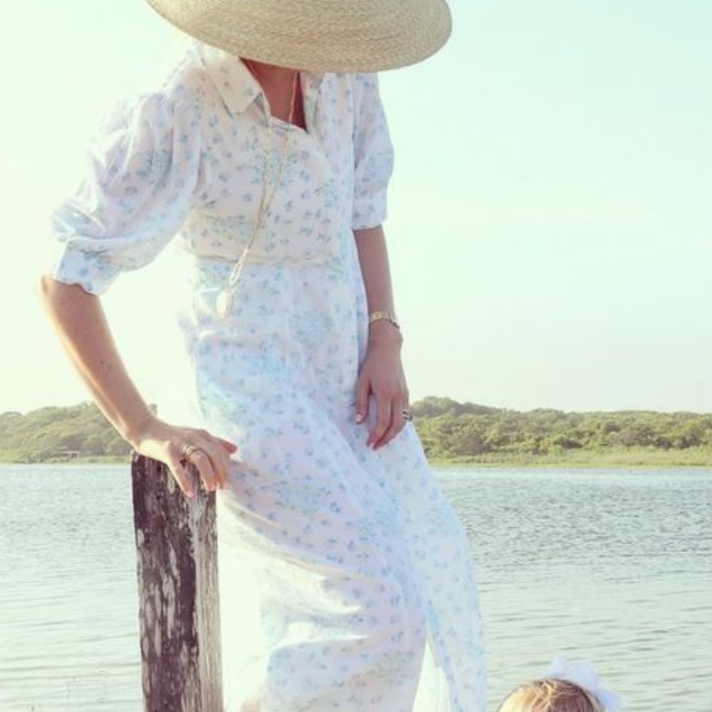 Julia Amory JA Shirt Dress “Honeysuckle Vert” NEW WITH TAGS
